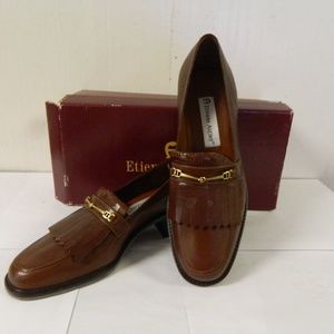 Etienne Aigner All Leather Emory Kiltie Loafer